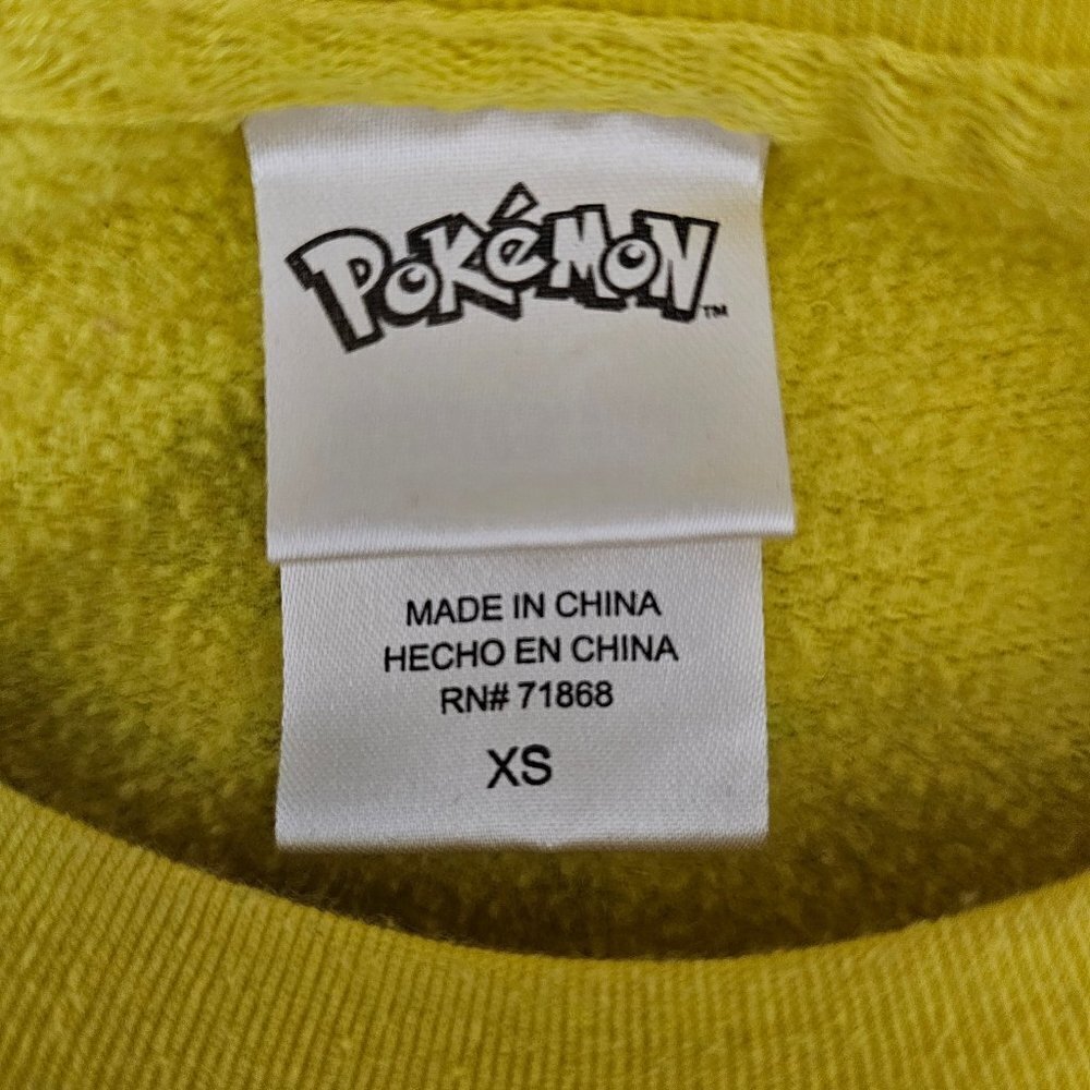 💥408 Pokemon Gotta Catch Them All Long Sleeve Shirt Yellow Sweatshirt - Picture 2 of 8